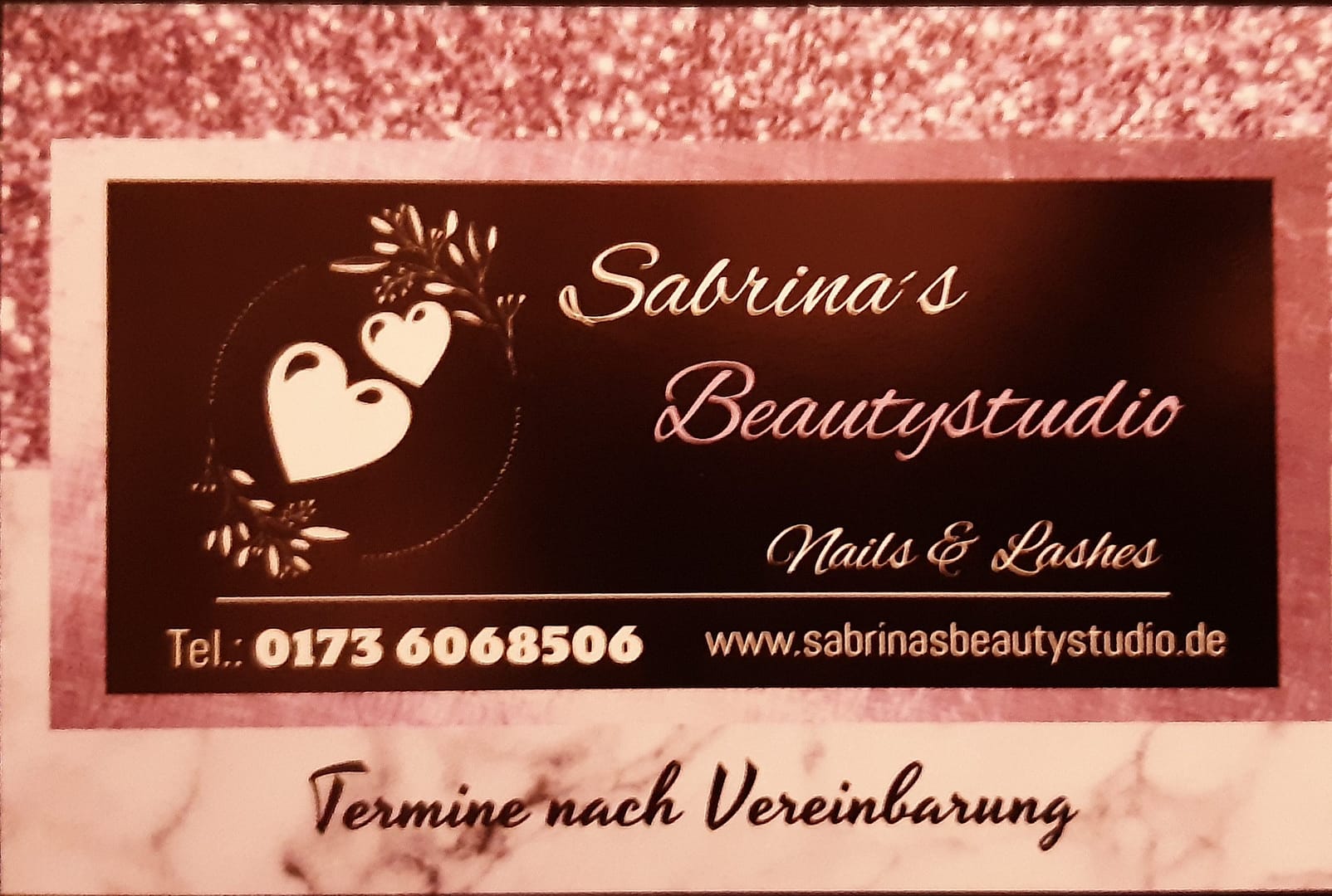 Visitenkarte mit Link